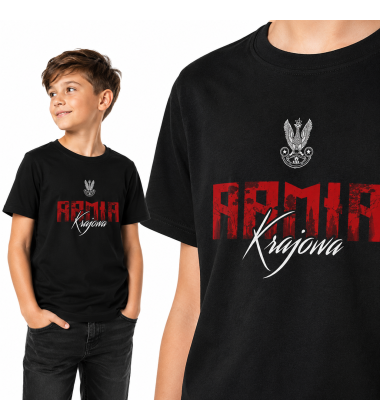 Koszulka dziecięca Patriotyczna  ARMIA KRAJOWA 2
